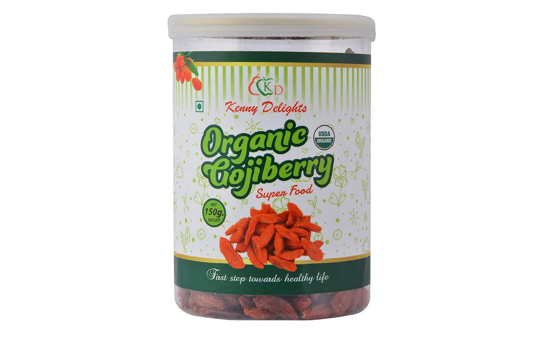 Kenny Delights Organic Gojiberry   Jar  150 grams